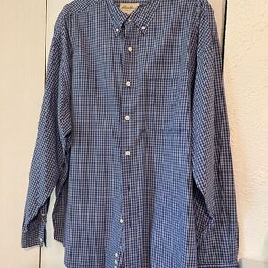 Eddie Bauer Blue Casual Button Down Shirt